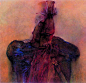 【黑暗系】4.Zdzislaw Beksinski_看图_插画吧_百度贴吧