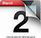 2011年3月2日，发布第二代iPad。