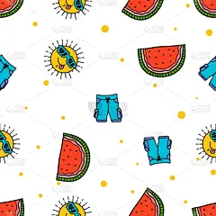 海滩,太阳,乐趣,身材矮小,货物集装箱,四方连续纹样,可爱的,白色,图像,度假