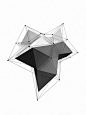 geometry & low poly / Experimental work with polygon shapes by Jean-Michel Verbeeck.