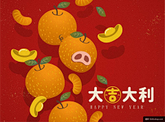 模库采集到节日矢量素材模板