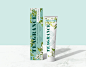 精美的Teagrance茉莉花茶香味的牙膏包装设计-灵感来自花卉---酷图编号1194049