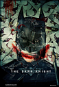 好莱坞电影海报 The Dark Knight 蝙蝠侠前传2：黑暗骑士 (2008)