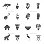 非洲图标设置——网络元素矢量Africa Icons Set - Web Elements Vectors非洲,非洲、古老、动物、商业、收集、电脑、文化、可爱,沙漠,鼓,大象,种族、图标、互联网、丛林,人,面具,移动、棕榈树、电话、象形图,safari,集,符号,南方,象征,旅行,树,女人 africa, african, ancient, animals, business, collection, computer, culture, cute, desert, drum, elephant, eth