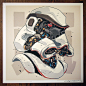 新加坡艺术家Clog Two的机械面具系列fan ar... 来自狮鸢 - 微博