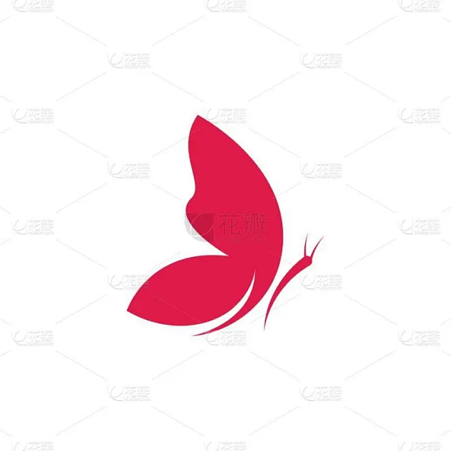 美,图标,蝴蝶,式样,自然,商务,概念,图像,彩妆,现代素材-花瓣网