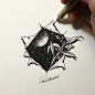 艺术家Visothkakvei的禅绕作品——流畅到极致