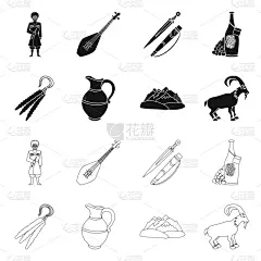 传统,看风景,国内著名景点,含酒精饮料,糖果,山羊,动物,瓶子,岩石,复古