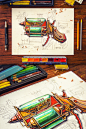 Dribbble - Steampunk_gun_XXL.jpg by Mike | Creative Mints