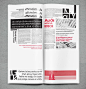 #layout# 阿根廷设计师作品：出版物设计，红、黑双色印刷。 ​​​​