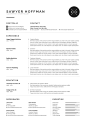 Resume/CV - 'Sawyer' : Introducing 'Sawyer', a simple design focusing on experience, which includes a single page Resume/CV and Cover Letter.