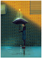 孤单星球——四月的雨插画