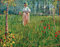 Woman in a garden