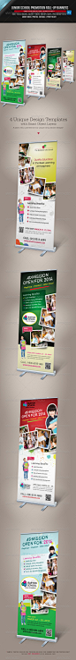 Junior School Promotion Roll-up Banners - GraphicRiver Item for Sale