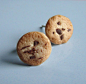 Miniature Food Chocolate Cookie- Earrings