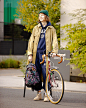 Photo shared by FUDGE / ファッジ on October 25, 2022 tagging @gregoryjapan. May be an image of 1 person, standing, bicycle, outdoors and text that says 'AV'.