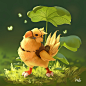 Chocobo, Milagros Torres M : Chubby Chocobo from Final Fantasy