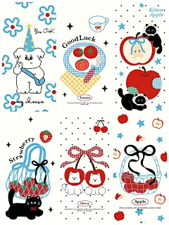 ins风水果小狗｜原创壁纸分享 - 小红书