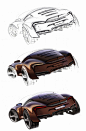【工业手绘】高清汽车线稿手绘转二维渲染对比效果图
全球最好的设计，尽在普象网（www.pushthink.com）