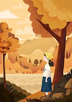 创意中国传统二十四节气立秋宣传海报