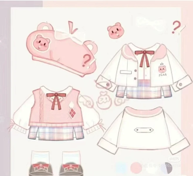 #娃衣稿 #棉花娃娃娃衣 #娃衣安利 #手作娃衣 - 小红书-花瓣网