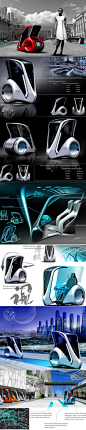 《 爱潮拜 100%灵感日志 》- 设计|灵感|艺术|摄影|家居|美食|礼物|玩具|概念车|建筑|设计师| » 最炫购物拼车风 Concept Car for Personal Commuter in Paris