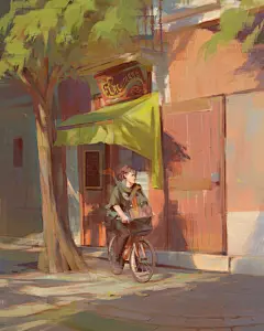 Recent environment works - 01, Slawek Fedorczuk : Hi! After quite a few snowy and winter landscapes, I wanted to share something fresh, a bunch of personal pieces inspired by views from Barcelona. Had a lot of fun while playing with some dappled light ans