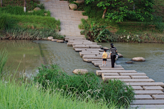 双份长颈鹿采集到滨水-栈道-湿地