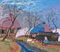 日本画家原田泰治：故乡，心里的风景_百科文章_百度百科