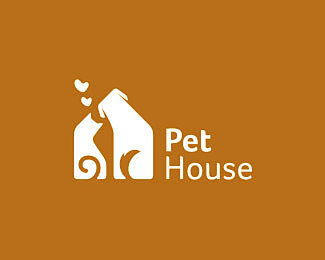 一些国外宠物店logo设计