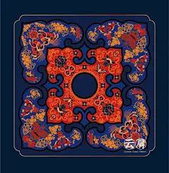 云肩纹样图案！（中国服饰的经典）_如意