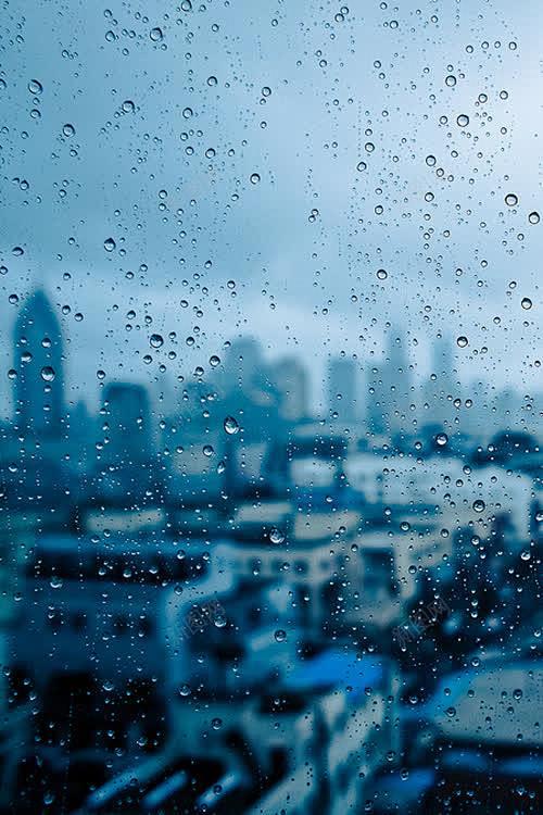 下雨天窗户意境景高清素材页面页面网页平面电商创意素材png素材