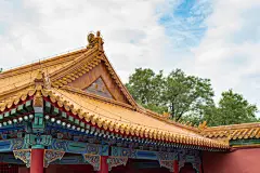 点击来源直接获取大图文件 |roof of chinese temple