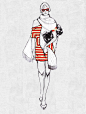 另类国外服装手绘设计欣赏-bakhtadze[24P]-插画欣赏 - DOOOOR.com #采集大赛#