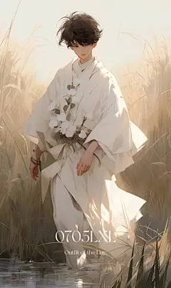 秋风起，意难平。#ai绘画 #氛围感 #插画 #壁纸@喵姐是只猫，采集@屿堍
