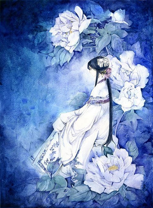 那一刻，繁花落尽君辞去。那一刻，韶华远去...