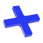 cross abstract 3d shape