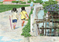 水彩艺术分享｜日本水彩画家羽尻利门充满田园气息的水彩插画