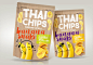 Thai Banana Chips Packaging design Concept : Packaging design development for Thai banana chips.