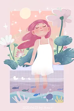 插画能表达的情绪风格多得超乎想象 | 板绘基础 最后一期报名 : 用手绘板画出你最敢想象的风景～
