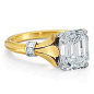 Gold and diamond engagement ring by McTeigue & McClelland