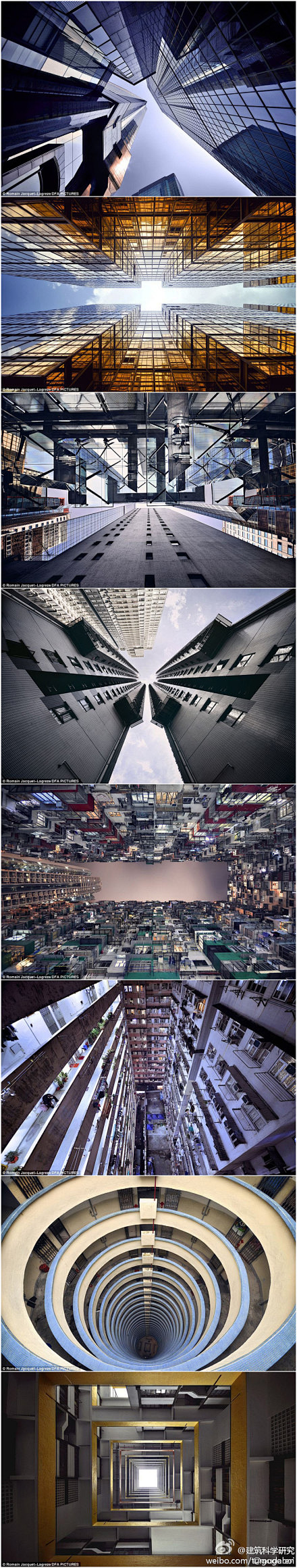 由于被香港高密度的摩天大楼震撼，平面设计...