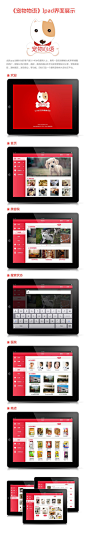 《宠物物语》Ipad APP UI设计展示 by 许德明