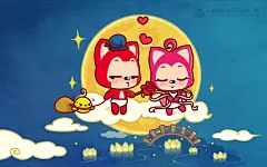 今天是立秋，意味着秋天的开始，民间素有“贴秋膘”之说。七夕快要到了，hi，你愿意七夕和我一起吃（tie）晚（qiu）饭（biao）吗？ #阿狸壁纸#  http://www.a-li.com.cn/portal.php?mod=view&amp;aid=3996