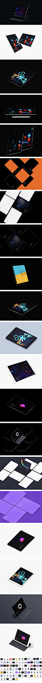 超级主流桌面&移动设备样机系列：平板电脑iPad Pro样机&场景[兼容PS,Sketch;共10.89GB] 