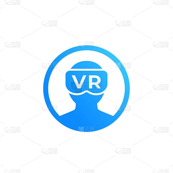 VR，虚拟现实图标素材-花瓣网