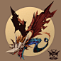 Galgonmon, 鸩 . : Digimon daily painting-03