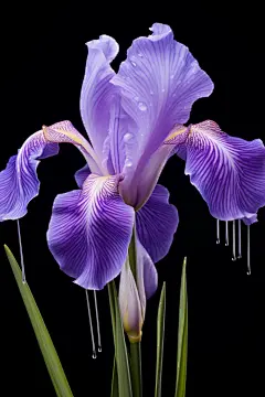 花朵鸢尾兰花朵图片摄影图