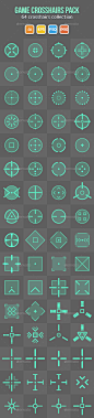 64 Game Crosshairs Pack - Miscellaneous Game Assets