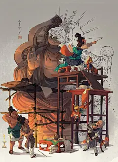 插画｜他笔下，有中国人的奇思妙想